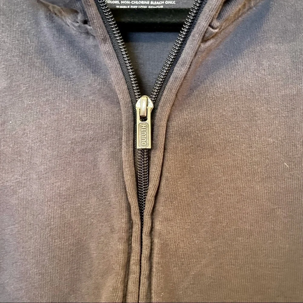 Duluth Trading Co Navy Blue No Good Lazy 1/4 Zip Sweatshirt